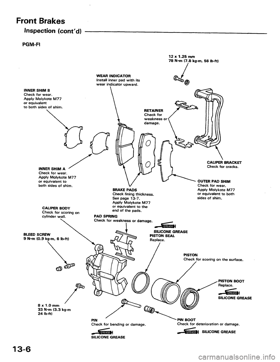 HONDA PRELUDE 1984  Service Repair Manual 
