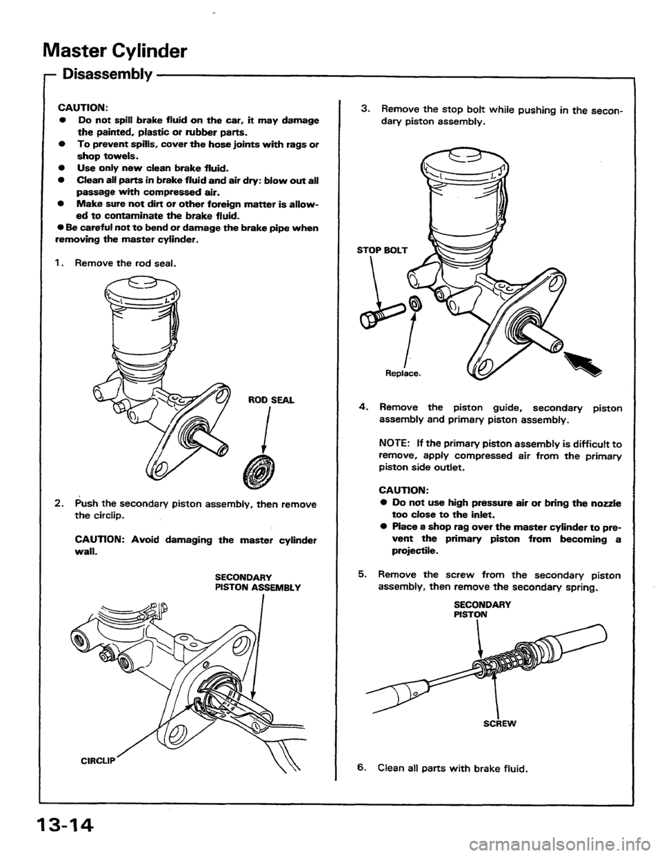 HONDA PRELUDE 1984  Service Repair Manual 