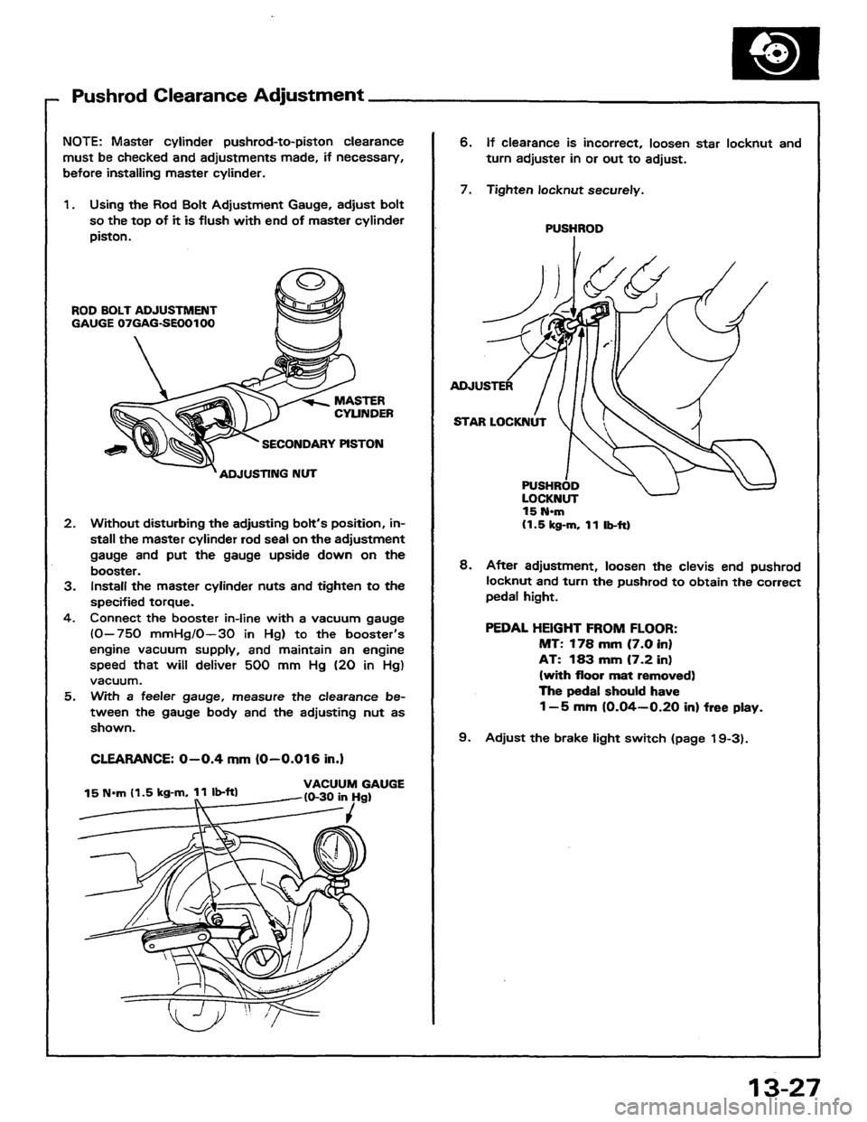 HONDA PRELUDE 1984  Service Repair Manual 