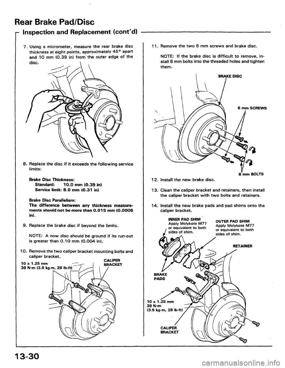 HONDA PRELUDE 1984  Service Repair Manual 
