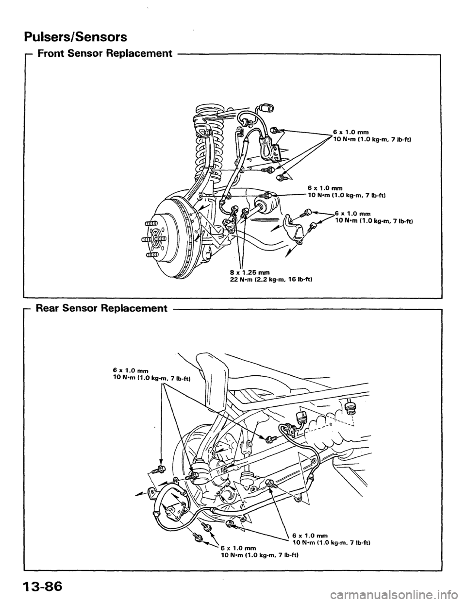 HONDA PRELUDE 1984  Service Repair Manual 