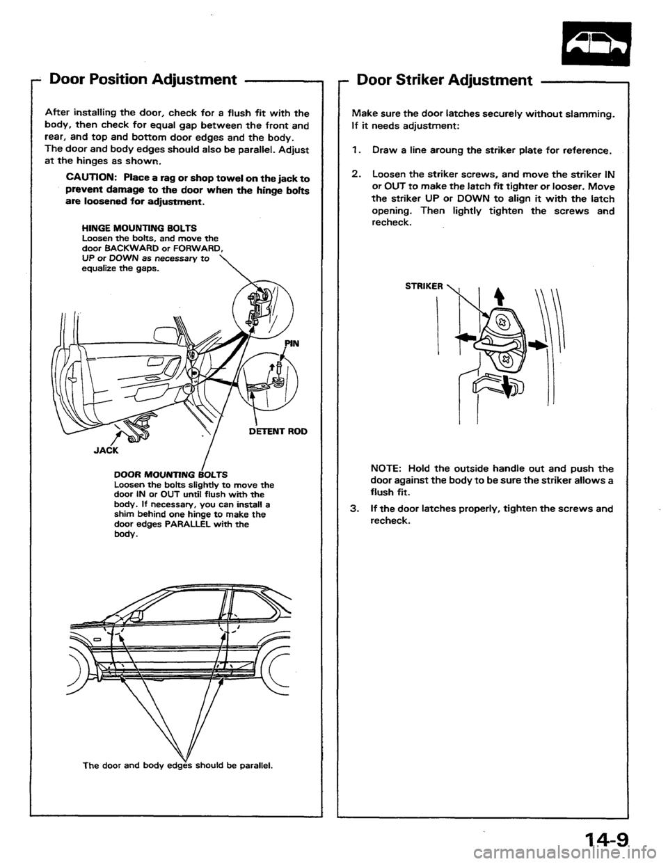 HONDA PRELUDE 1984  Service Repair Manual 