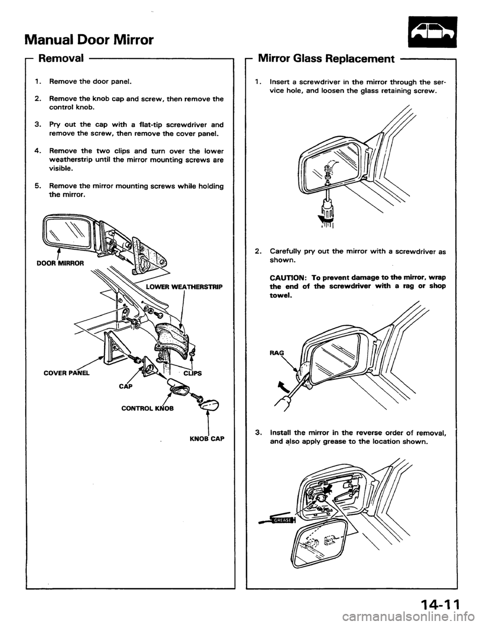 HONDA PRELUDE 1984  Service Repair Manual 