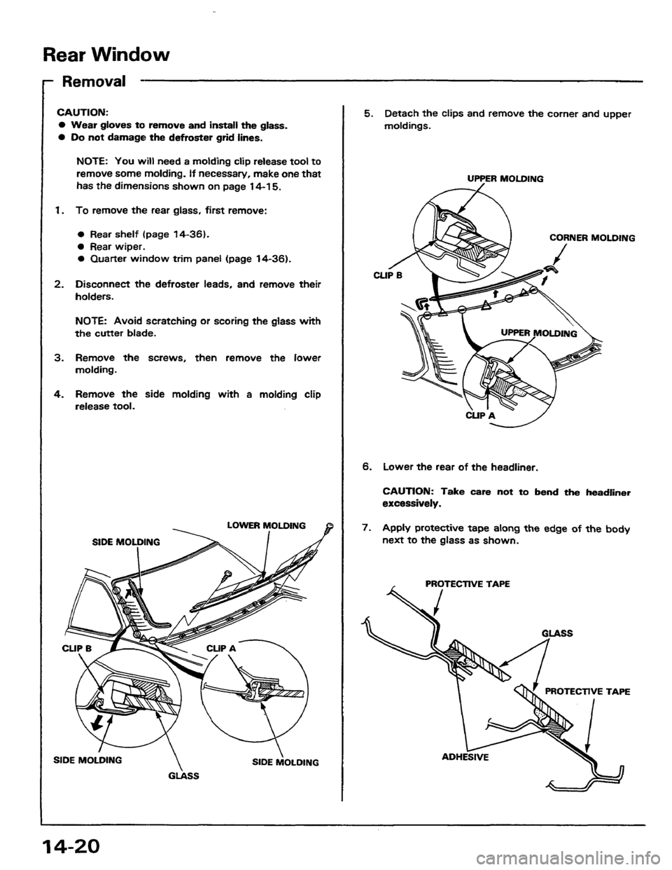HONDA PRELUDE 1984  Service Repair Manual 