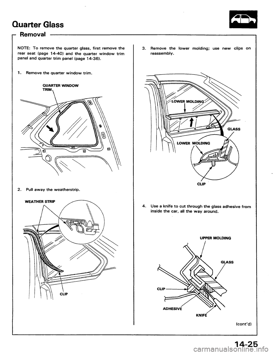 HONDA PRELUDE 1984  Service Repair Manual 