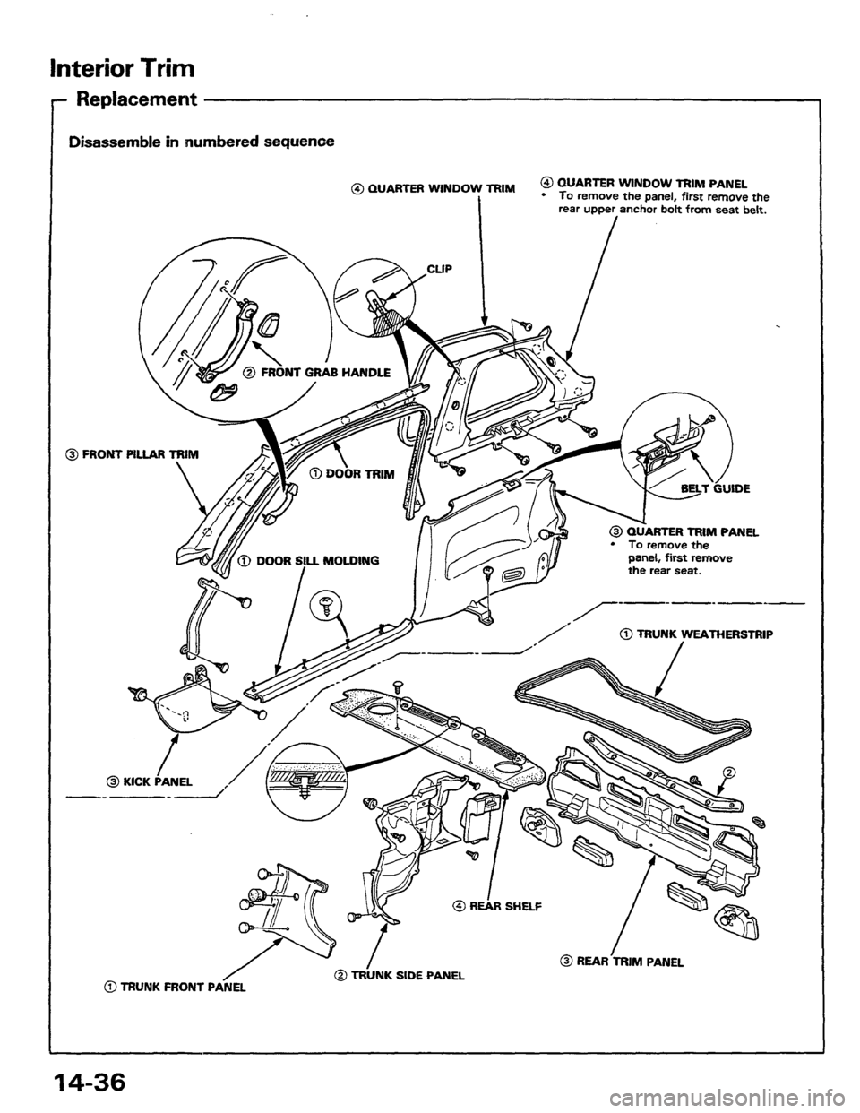 HONDA PRELUDE 1984  Service Repair Manual 