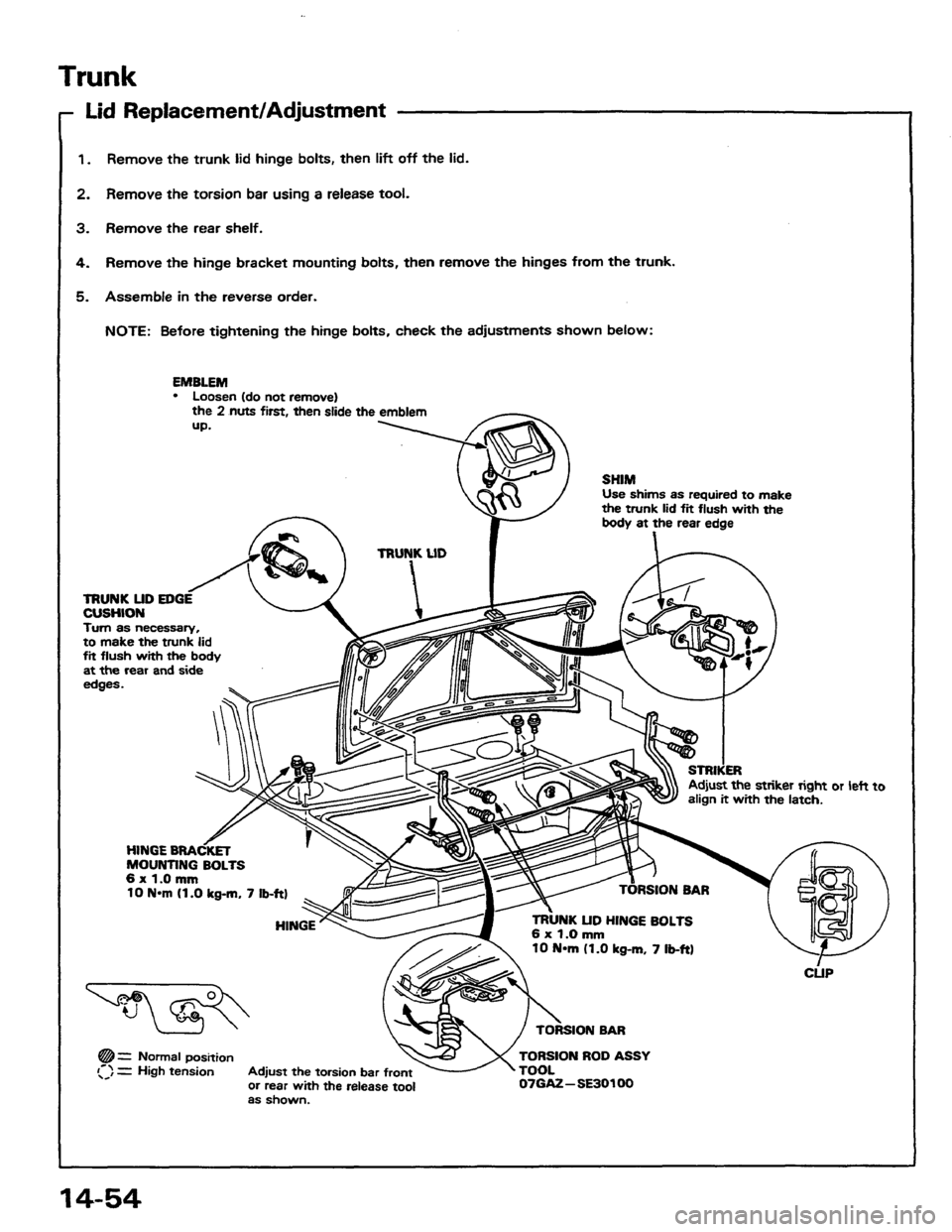 HONDA PRELUDE 1984  Service Repair Manual 