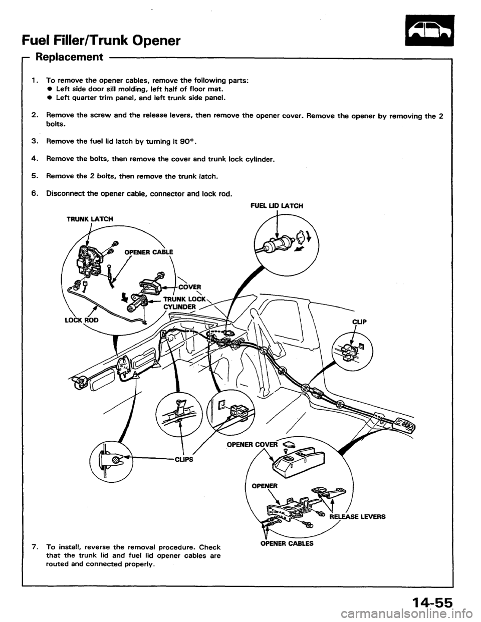 HONDA PRELUDE 1984  Service Repair Manual 