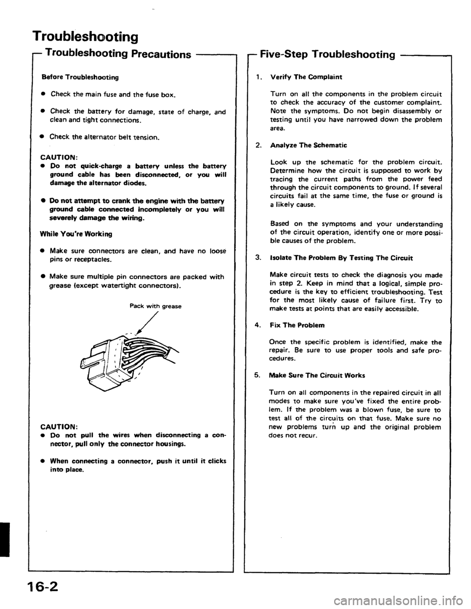 HONDA PRELUDE 1984  Service Repair Manual 