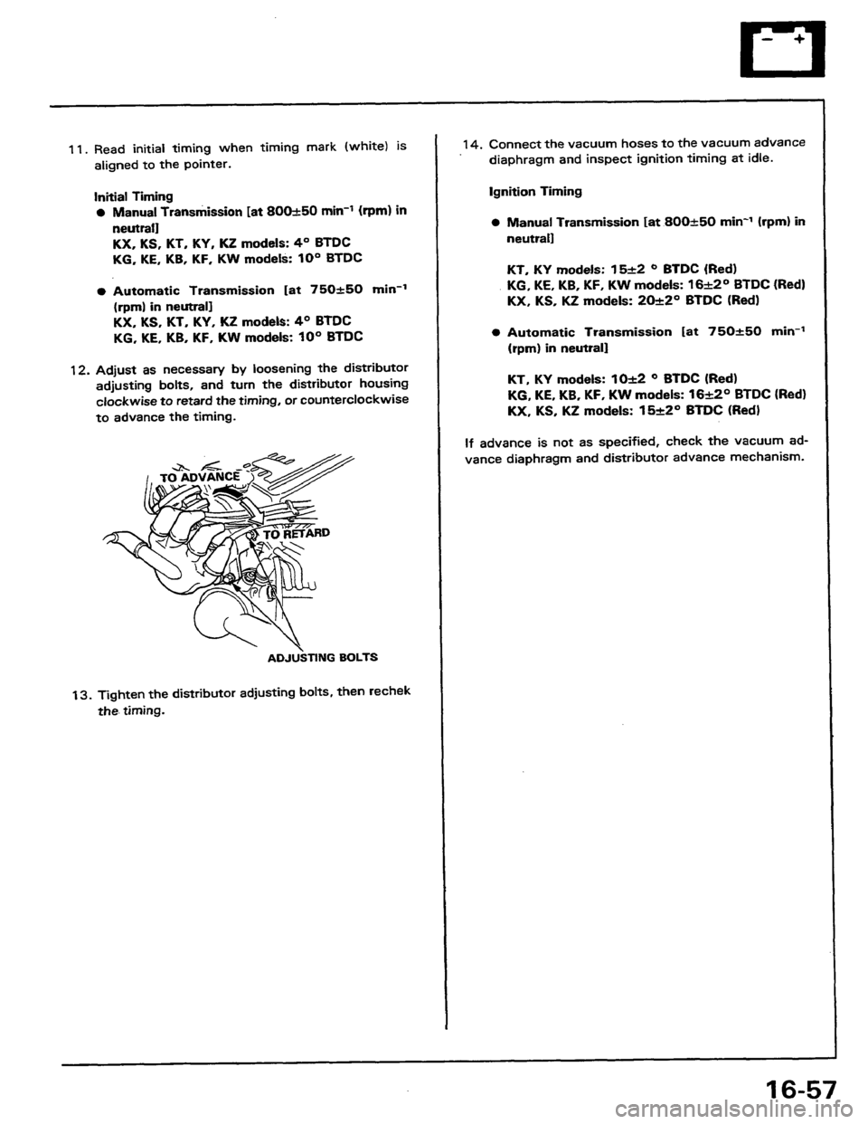 HONDA PRELUDE 1984  Service Repair Manual 
