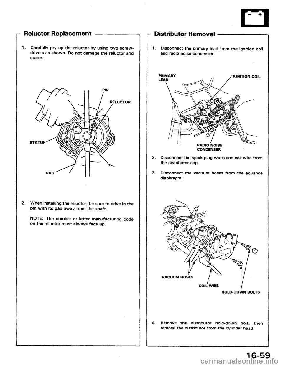 HONDA PRELUDE 1984  Service Repair Manual 