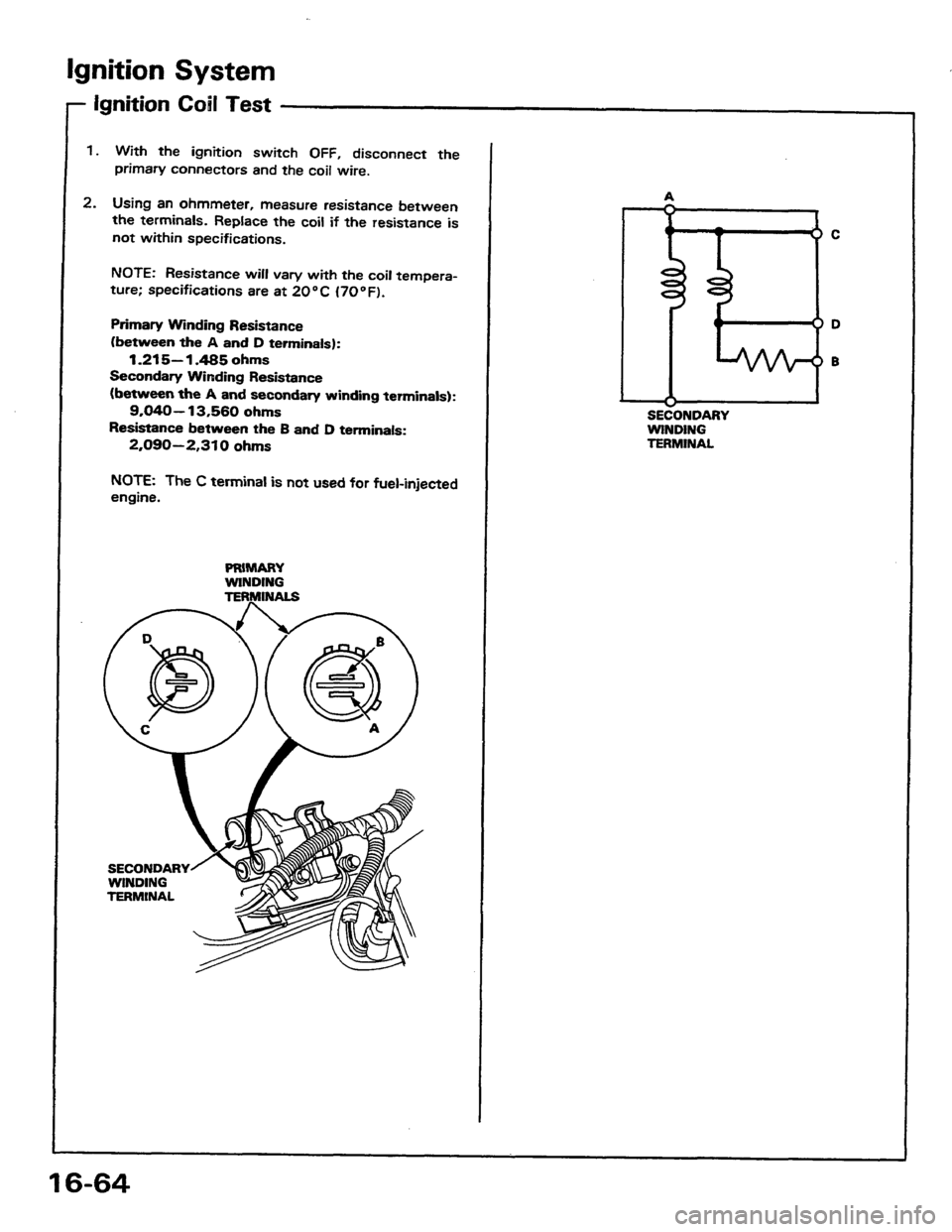 HONDA PRELUDE 1984  Service Repair Manual 