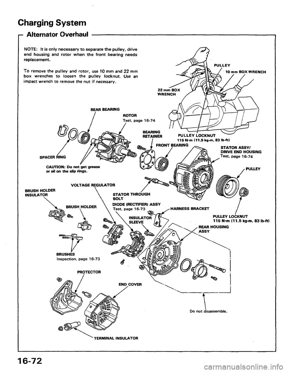HONDA PRELUDE 1984  Service Repair Manual 