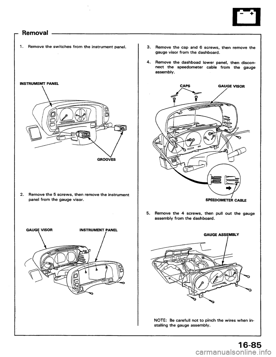 HONDA PRELUDE 1984  Service Repair Manual 