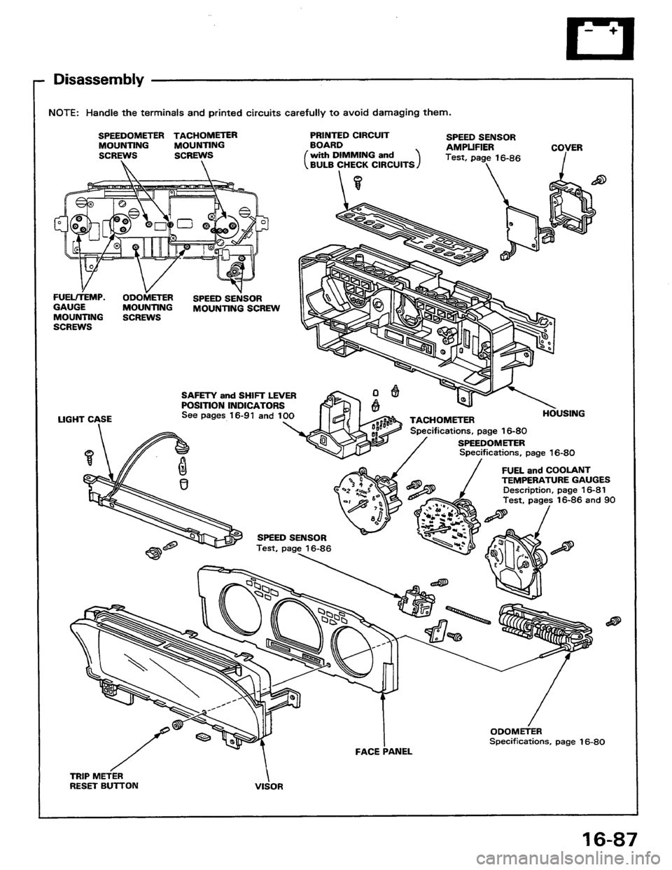 HONDA PRELUDE 1984  Service Repair Manual 