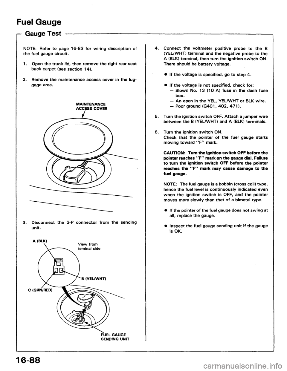 HONDA PRELUDE 1984  Service Repair Manual 