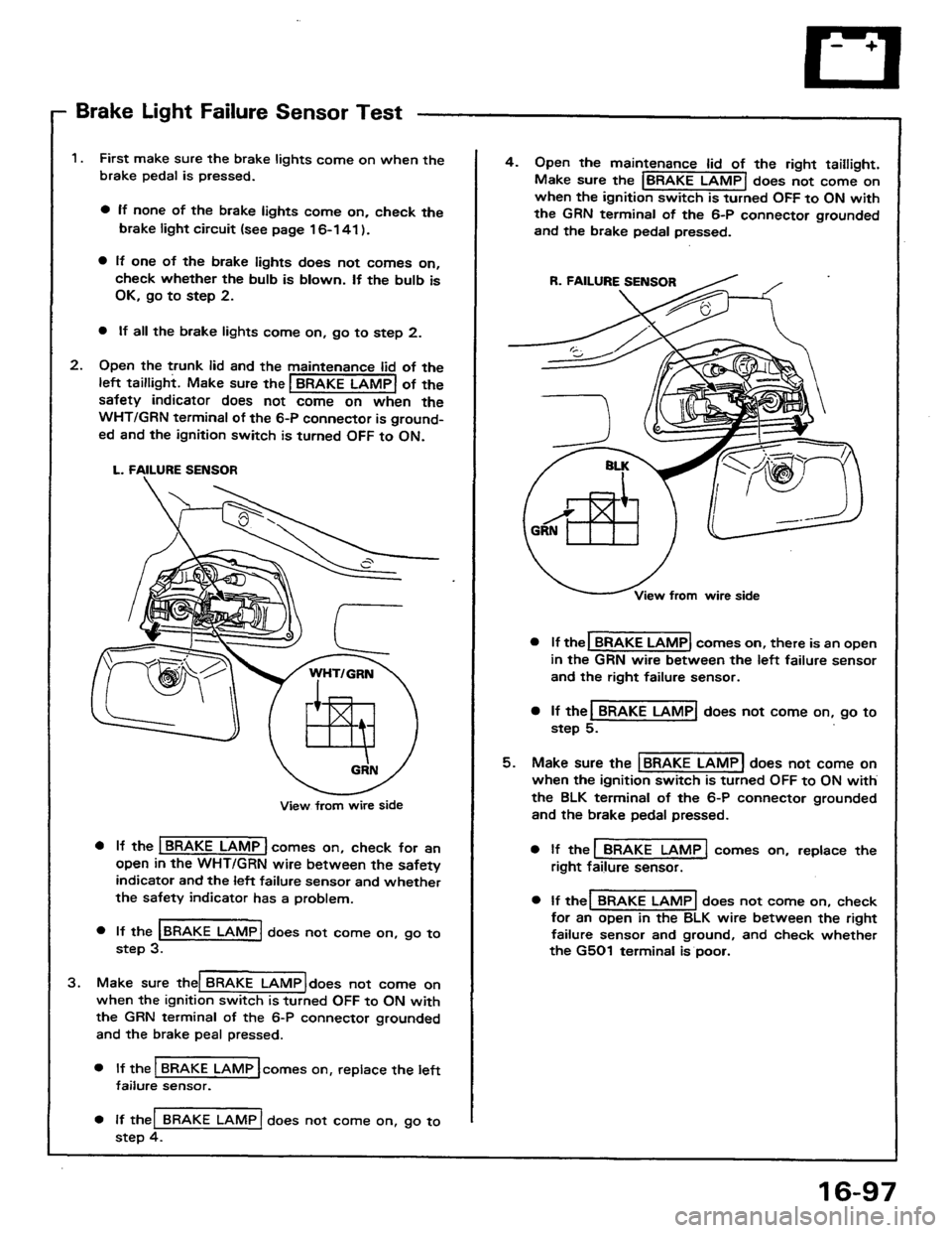 HONDA PRELUDE 1984  Service Repair Manual 