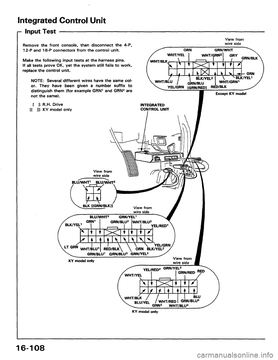 HONDA PRELUDE 1984  Service Repair Manual 