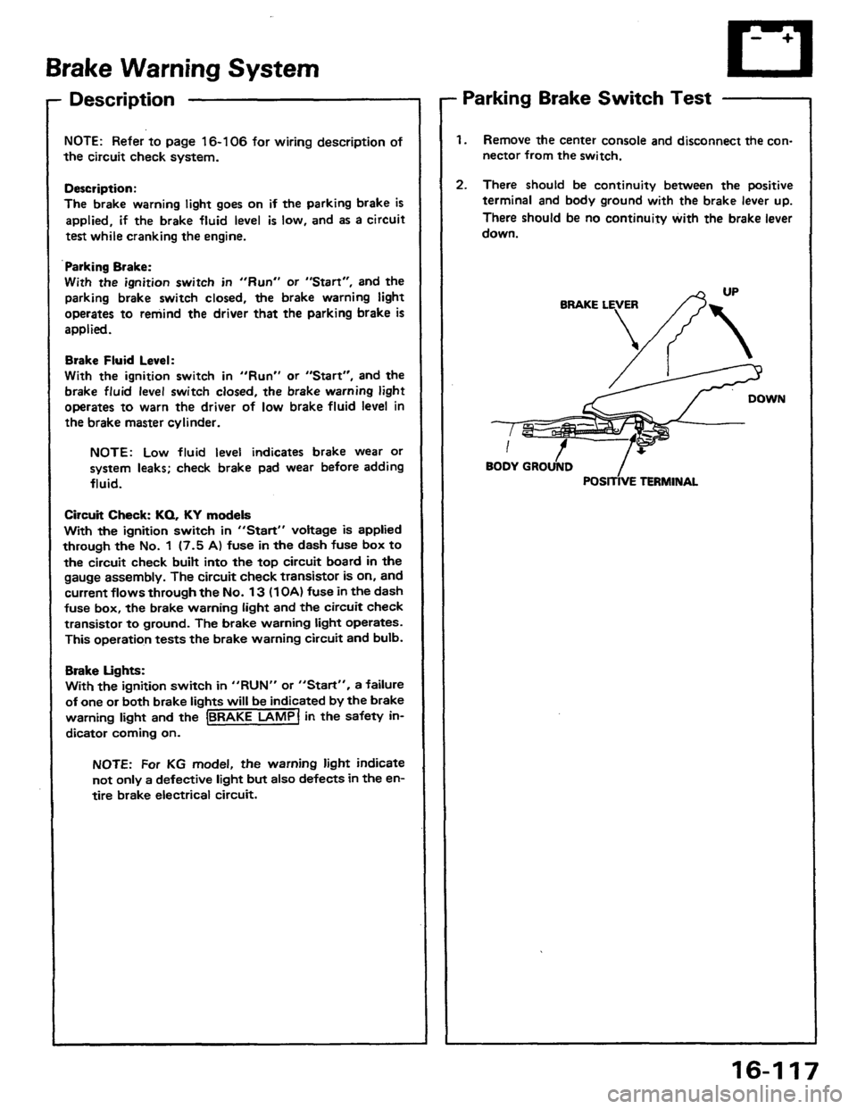 HONDA PRELUDE 1984  Service Repair Manual 