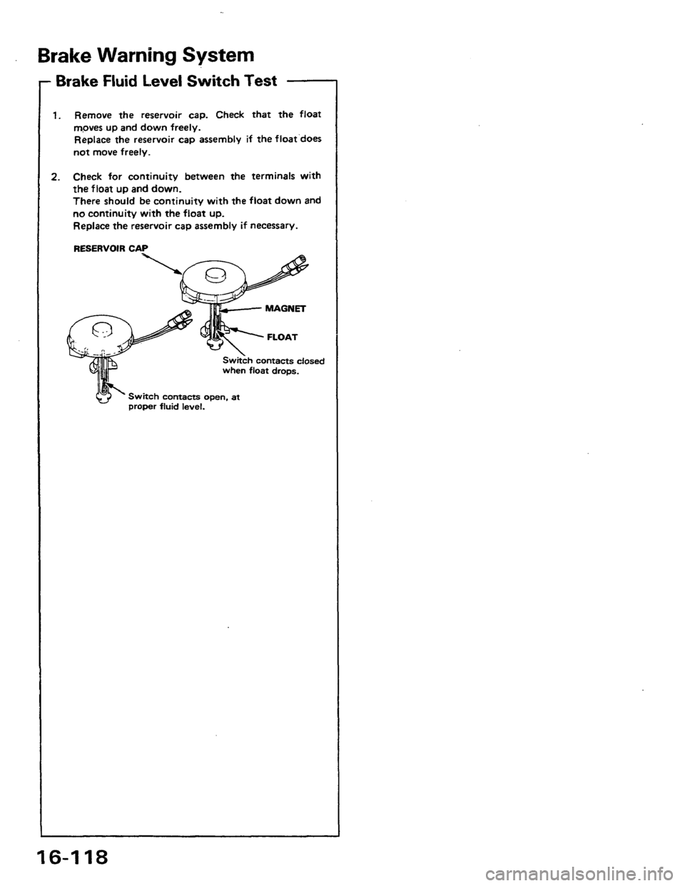 HONDA PRELUDE 1984  Service Repair Manual 