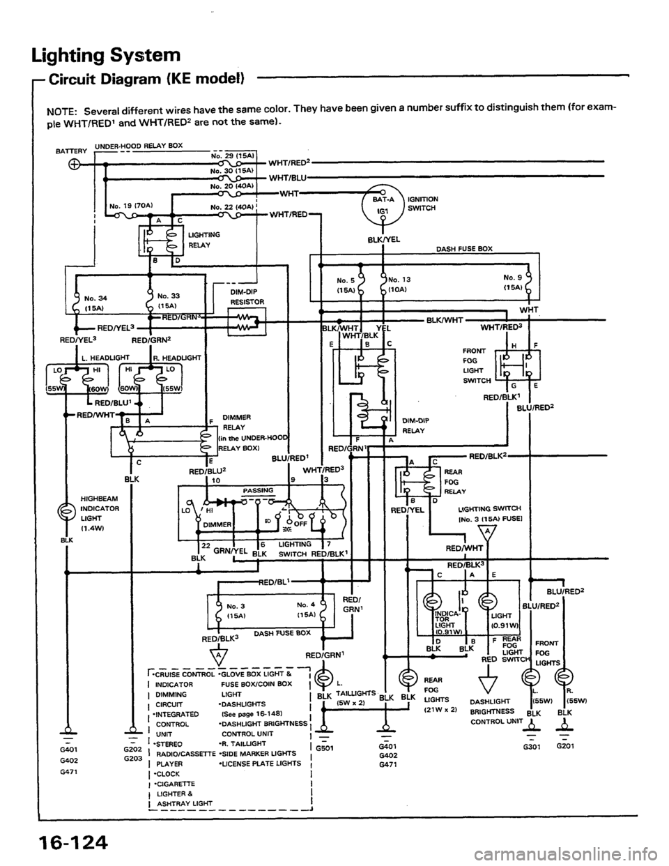 HONDA PRELUDE 1984  Service Repair Manual 