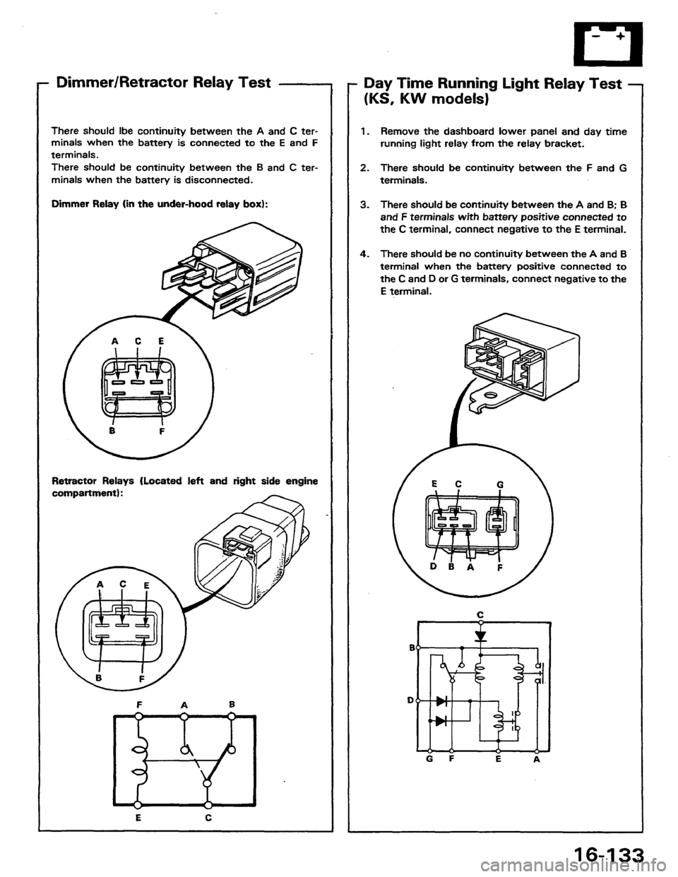 HONDA PRELUDE 1984  Service Repair Manual 