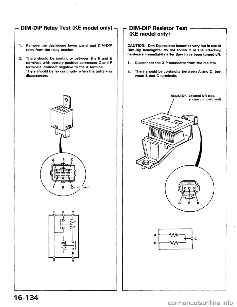 HONDA PRELUDE 1984  Service Repair Manual 