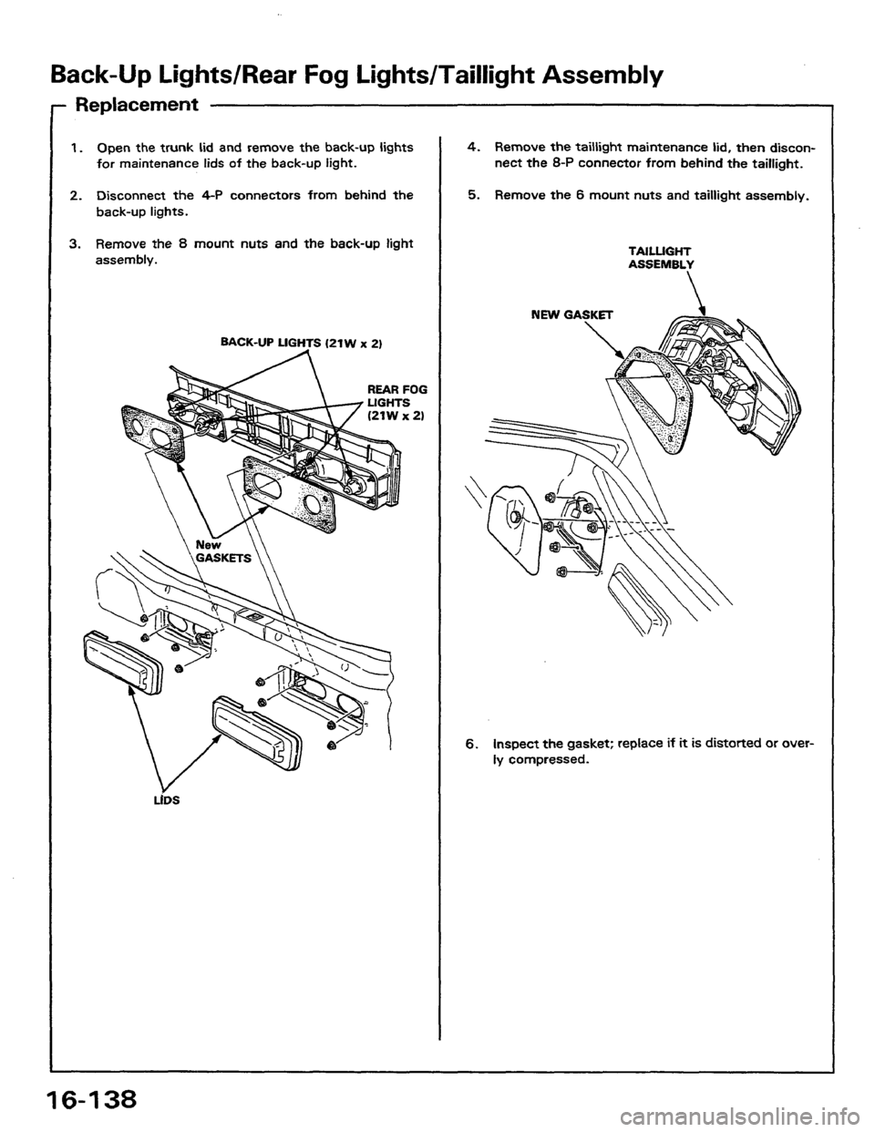 HONDA PRELUDE 1984  Service Repair Manual 
