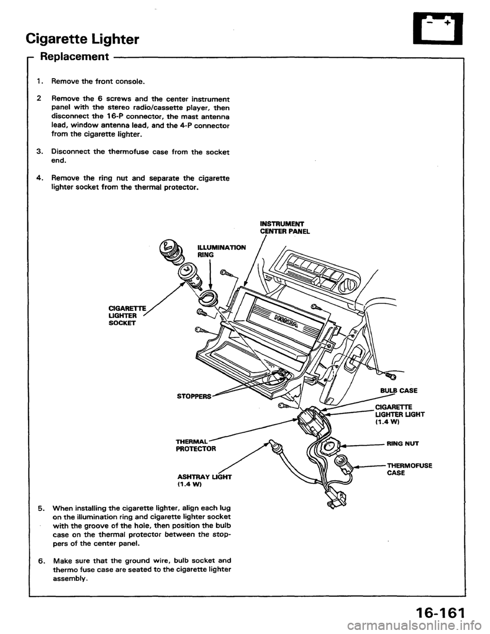 HONDA PRELUDE 1984  Service Repair Manual 