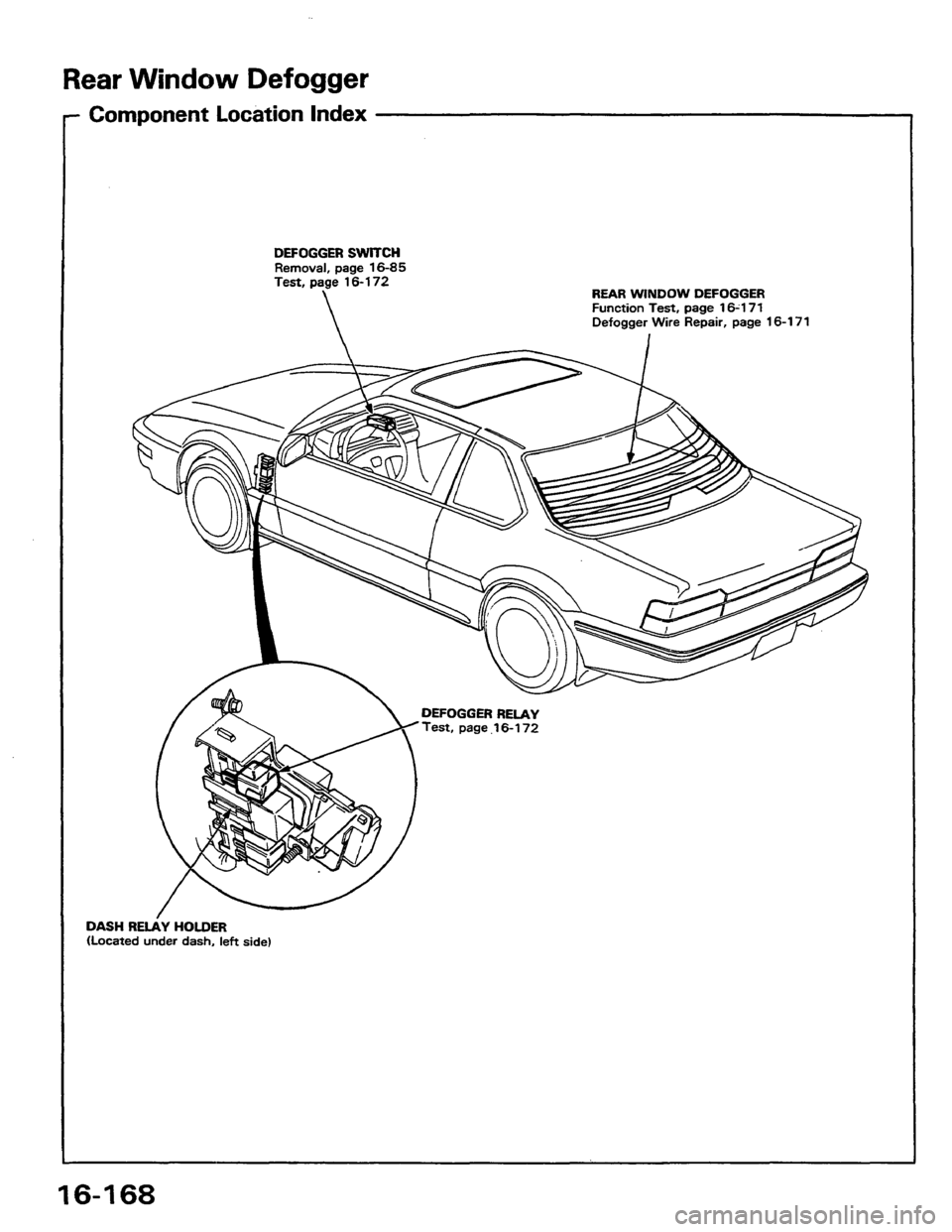 HONDA PRELUDE 1984  Service Repair Manual 