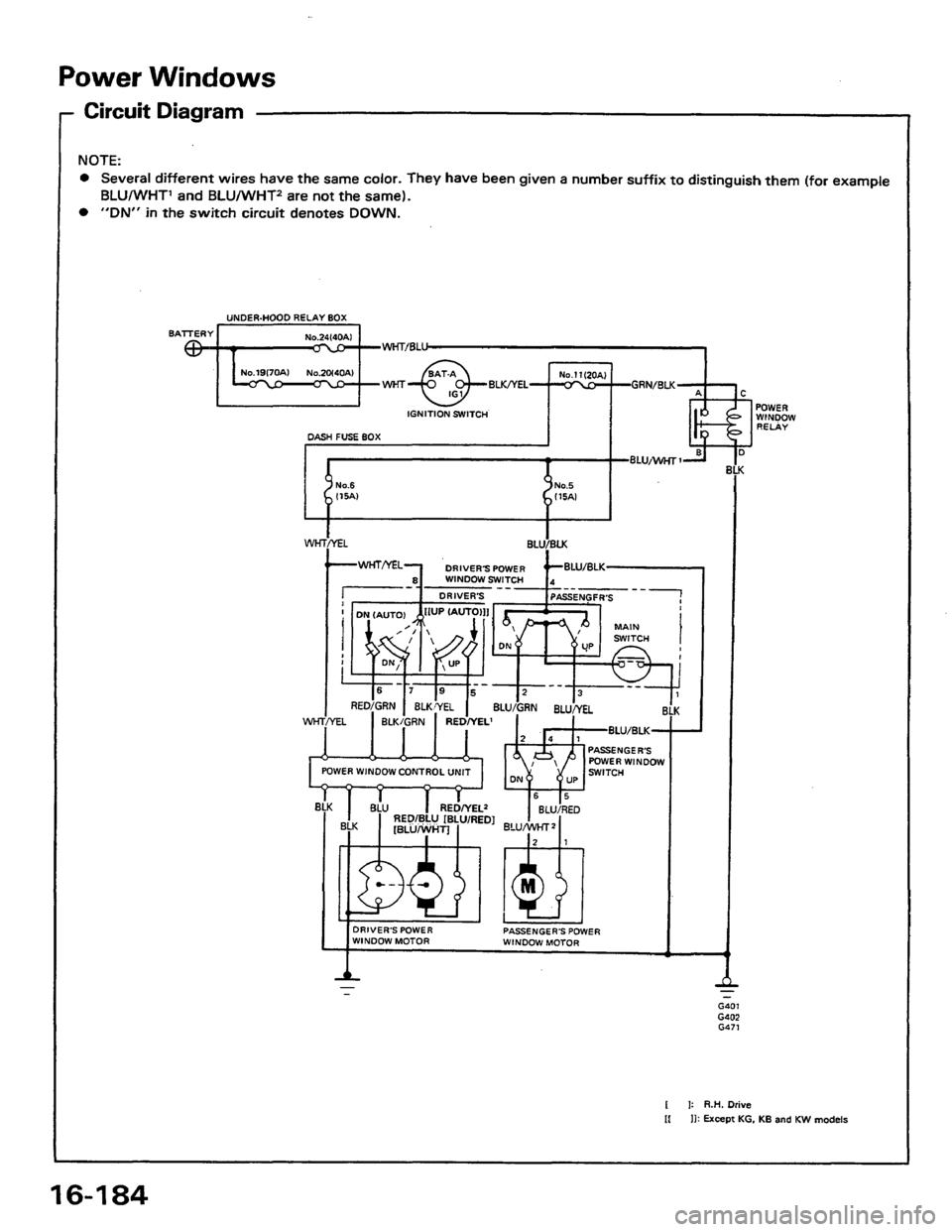 HONDA PRELUDE 1984  Service Repair Manual 
