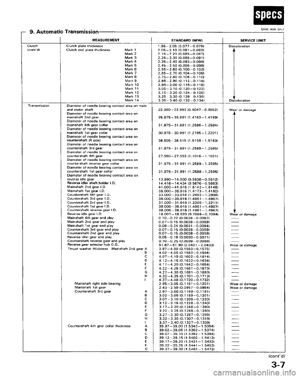 HONDA PRELUDE 1984  Service Repair Manual 