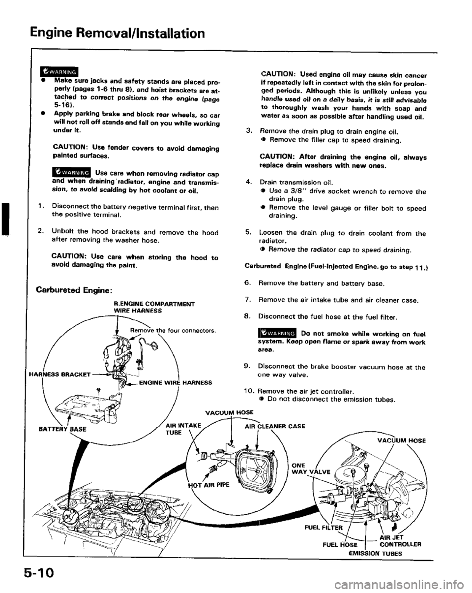 HONDA PRELUDE 1984  Service Repair Manual 