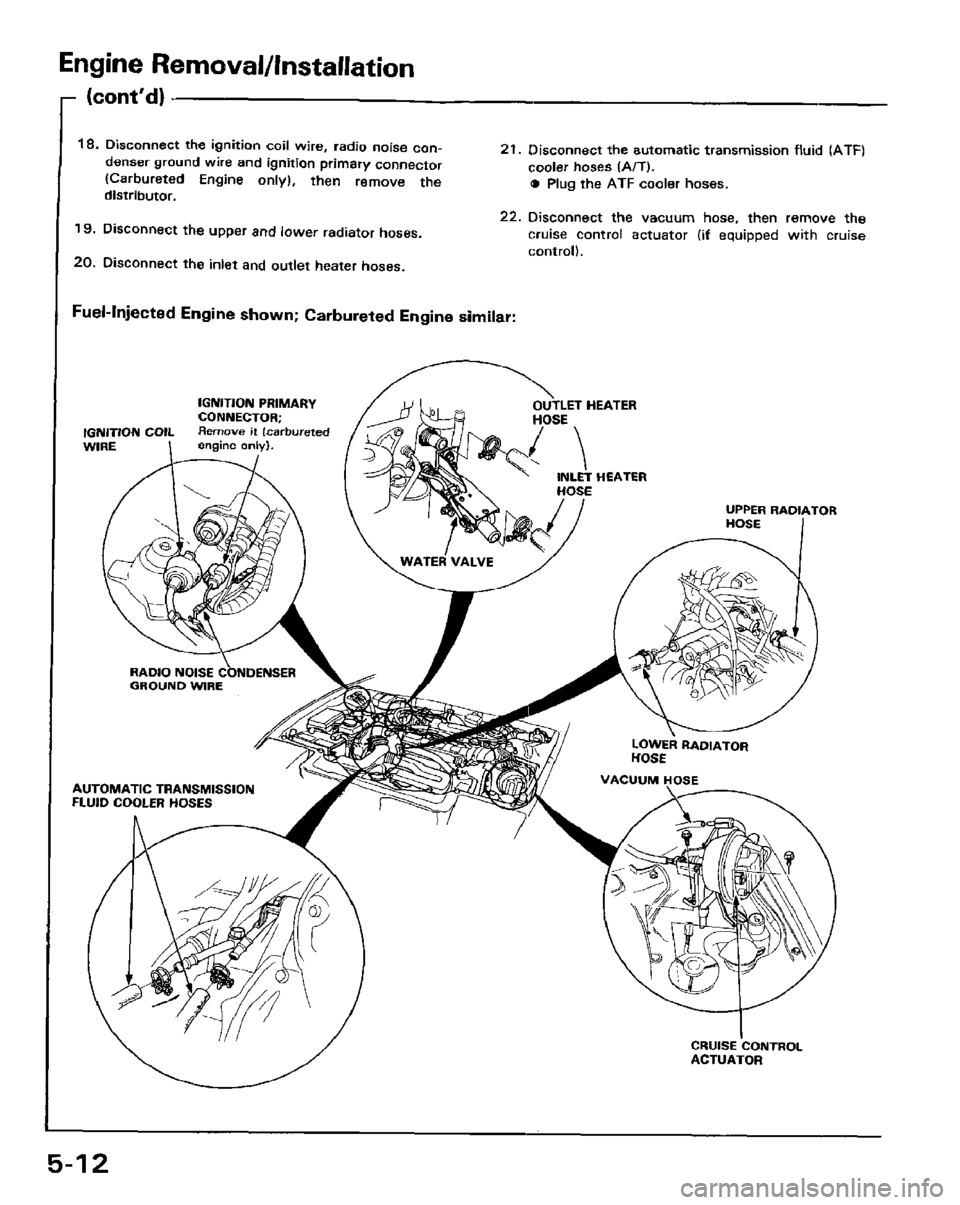 HONDA PRELUDE 1984  Service Repair Manual 
