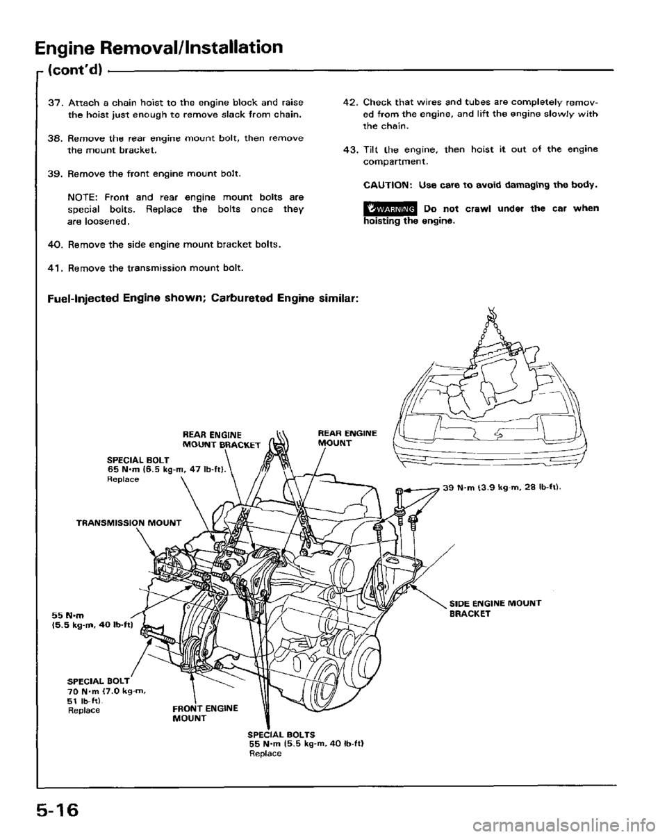 HONDA PRELUDE 1984  Service Repair Manual 