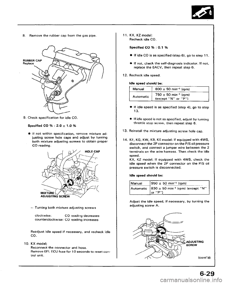 HONDA PRELUDE 1984  Service Repair Manual 