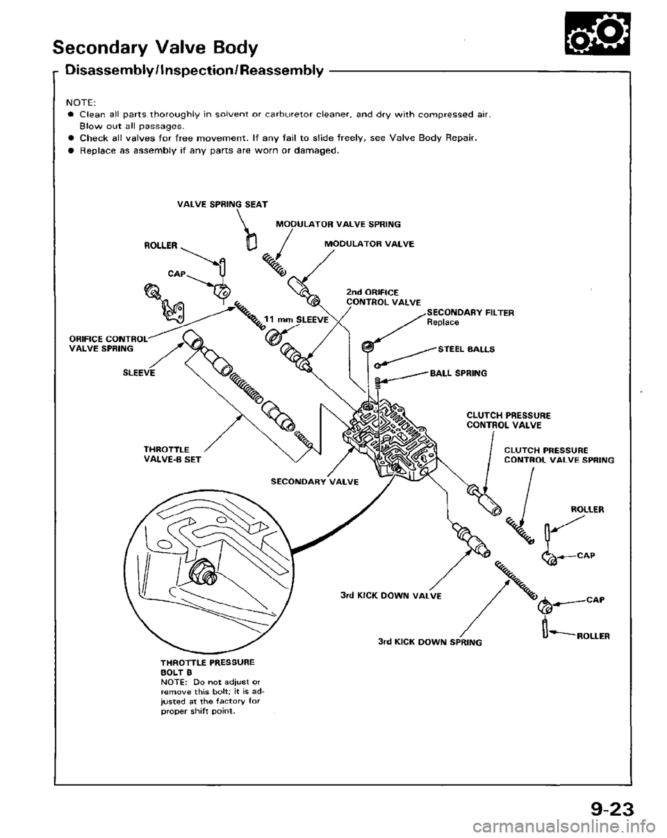 HONDA PRELUDE 1984  Service Repair Manual 
