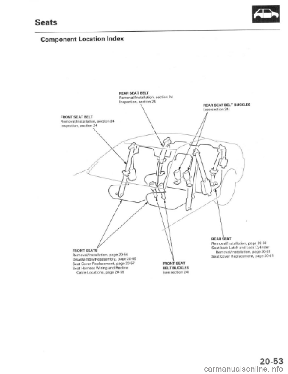 HONDA PRELUDE 1997  Service Repair Manual 