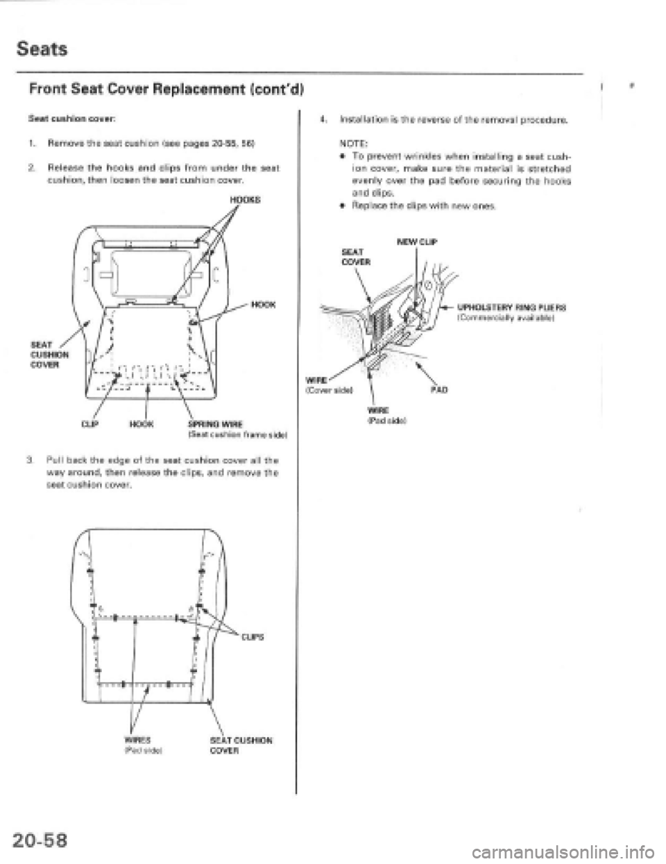 HONDA PRELUDE 1997  Service Repair Manual 