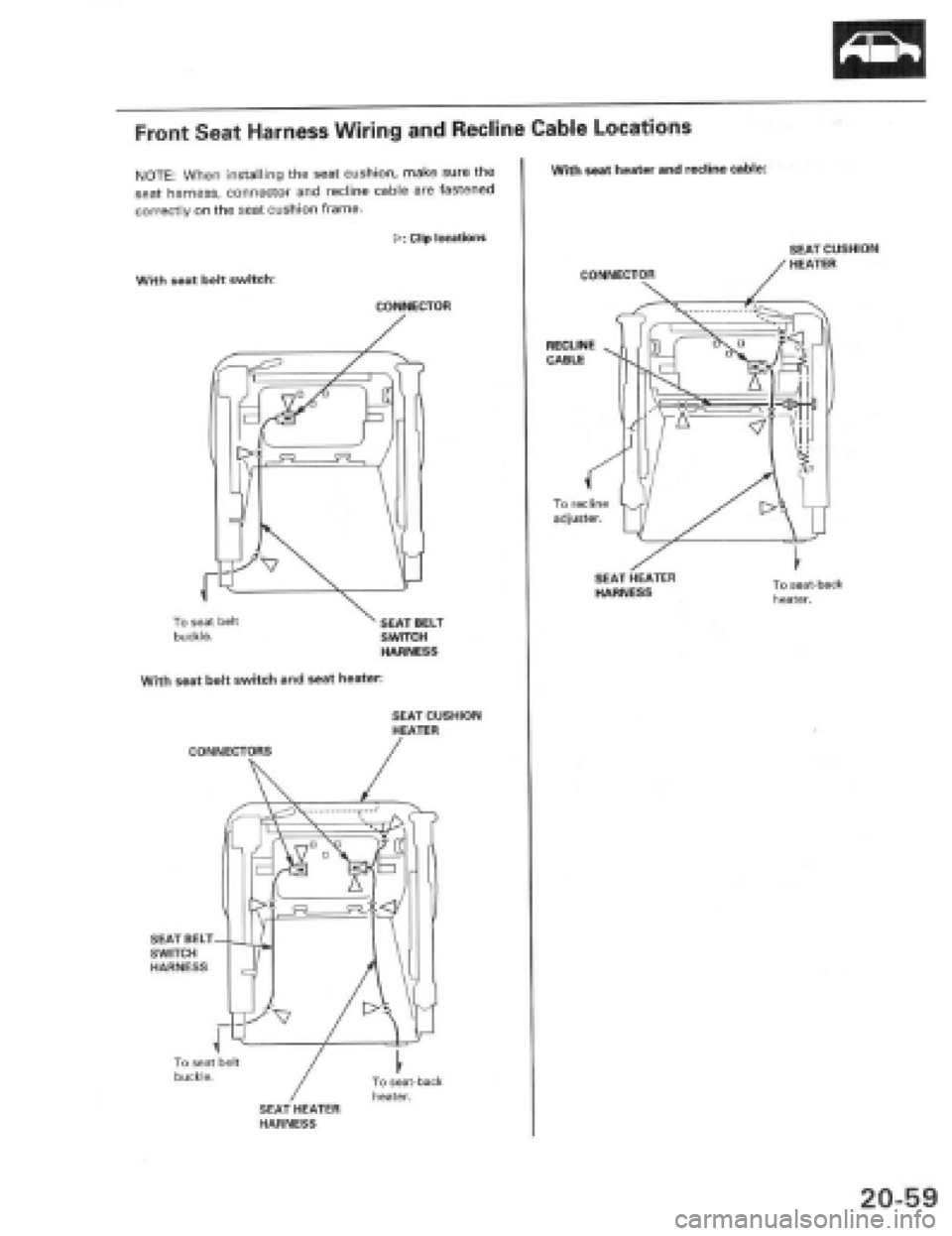 HONDA PRELUDE 1997  Service Repair Manual 
