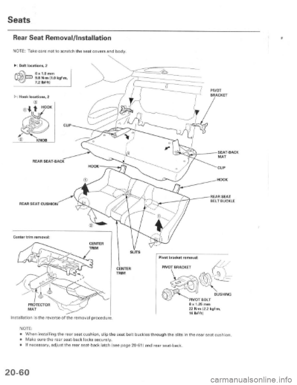 HONDA PRELUDE 1997  Service Repair Manual 