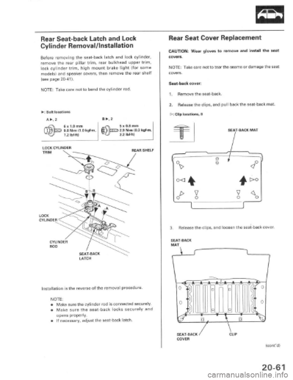 HONDA PRELUDE 1997  Service Repair Manual 