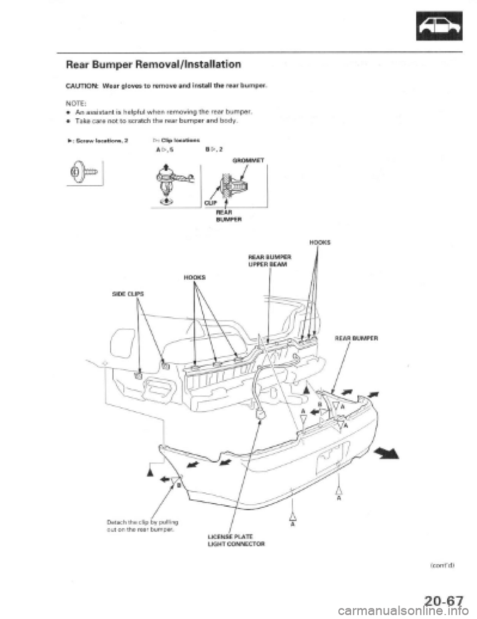 HONDA PRELUDE 1997  Service Repair Manual 
