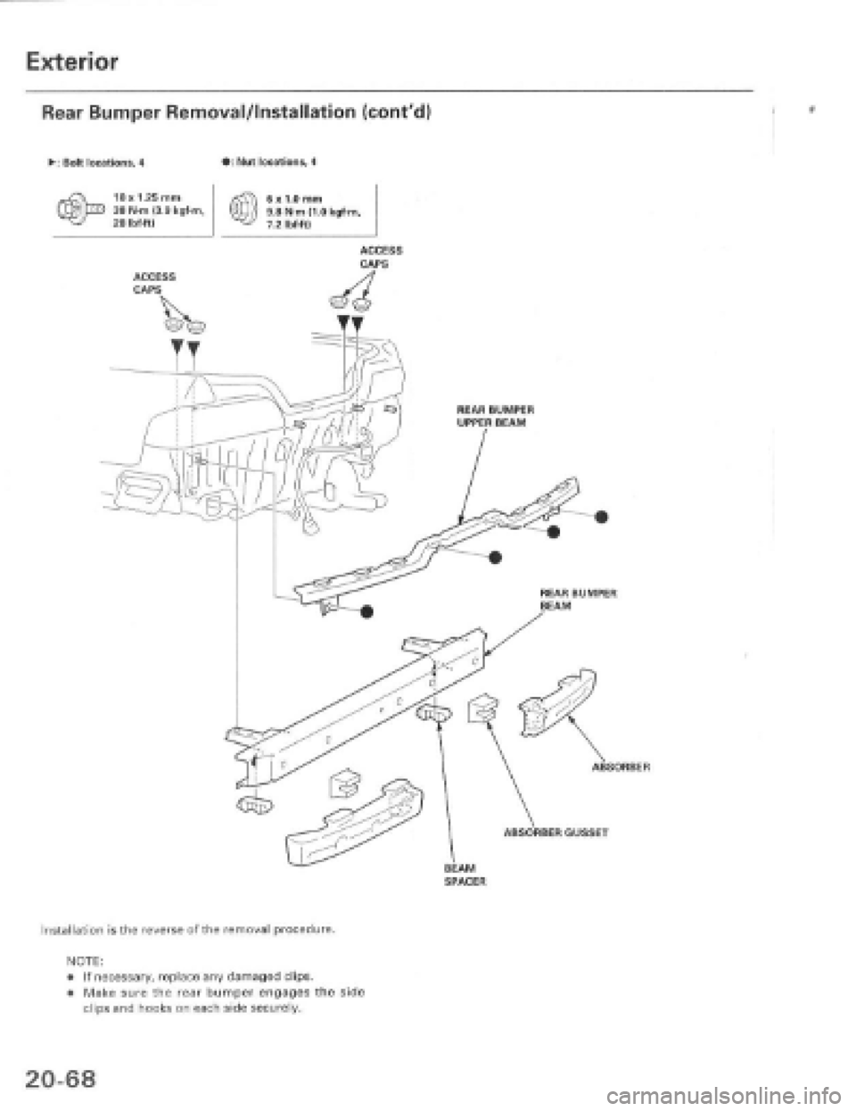 HONDA PRELUDE 1997  Service Repair Manual 