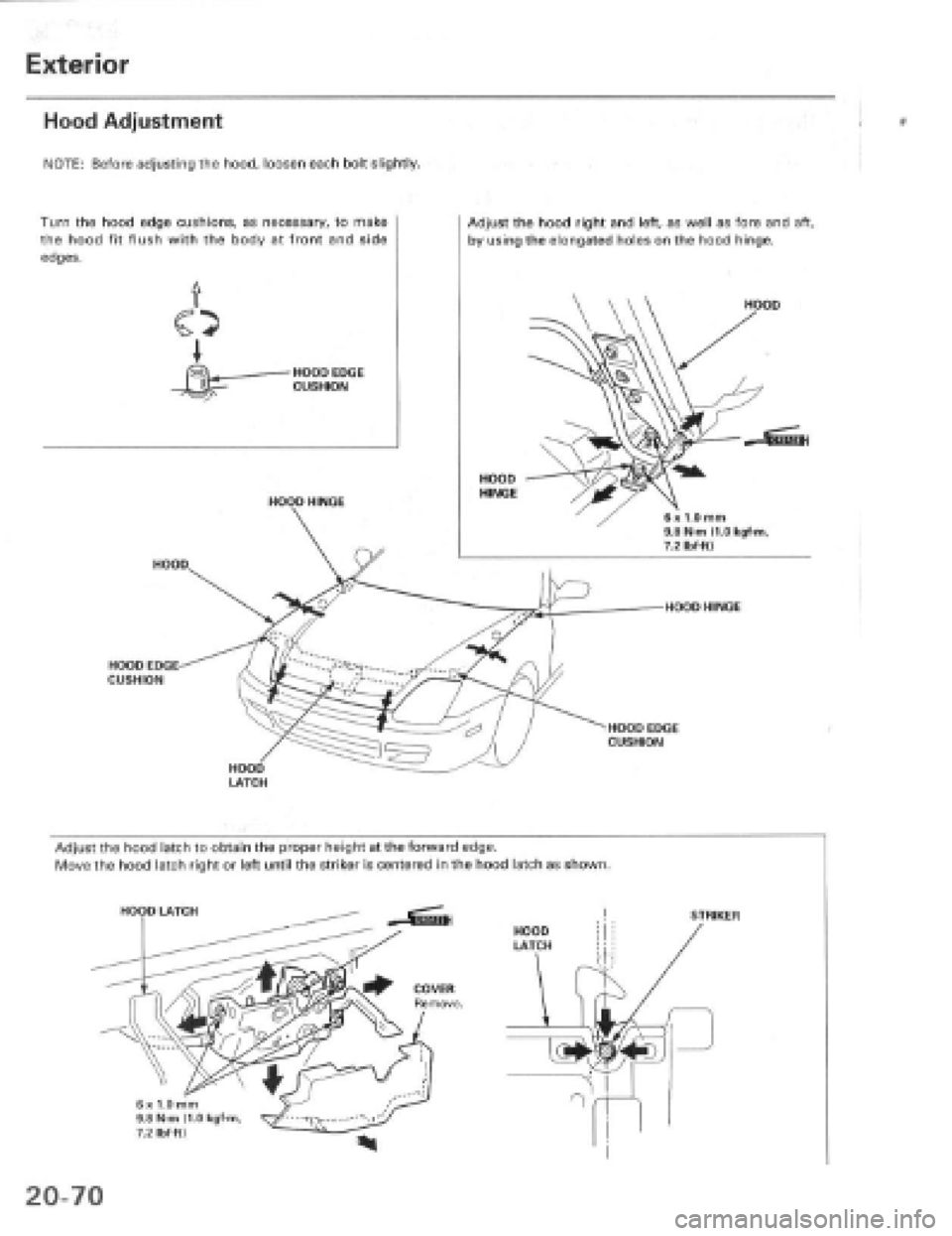 HONDA PRELUDE 1997  Service Repair Manual 
