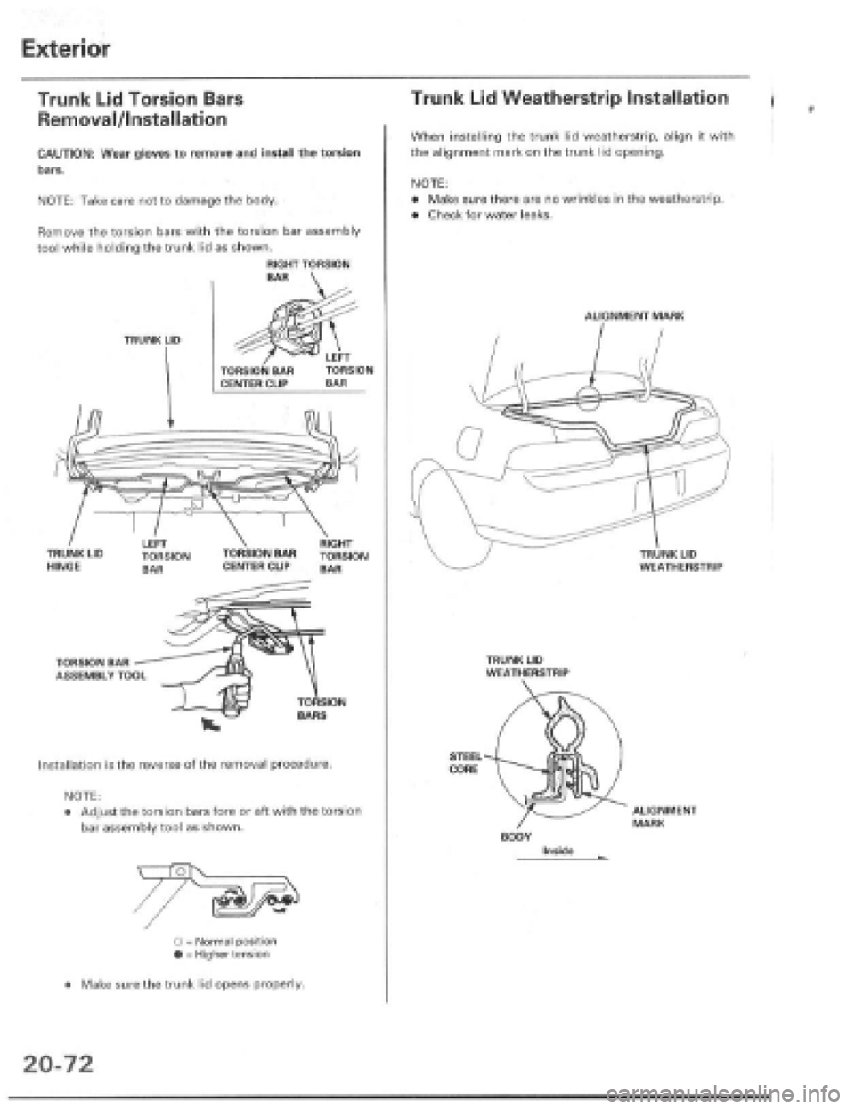 HONDA PRELUDE 1997  Service Repair Manual 
