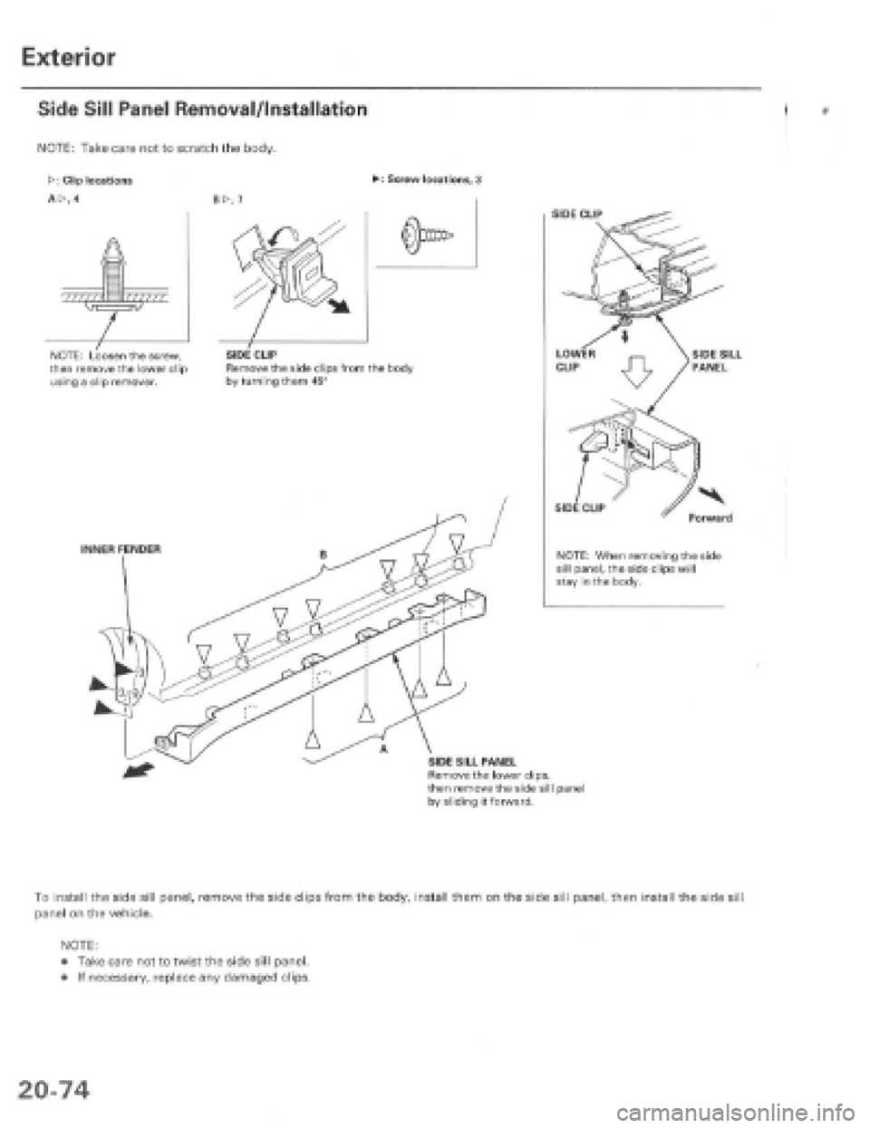 HONDA PRELUDE 1997  Service Repair Manual 