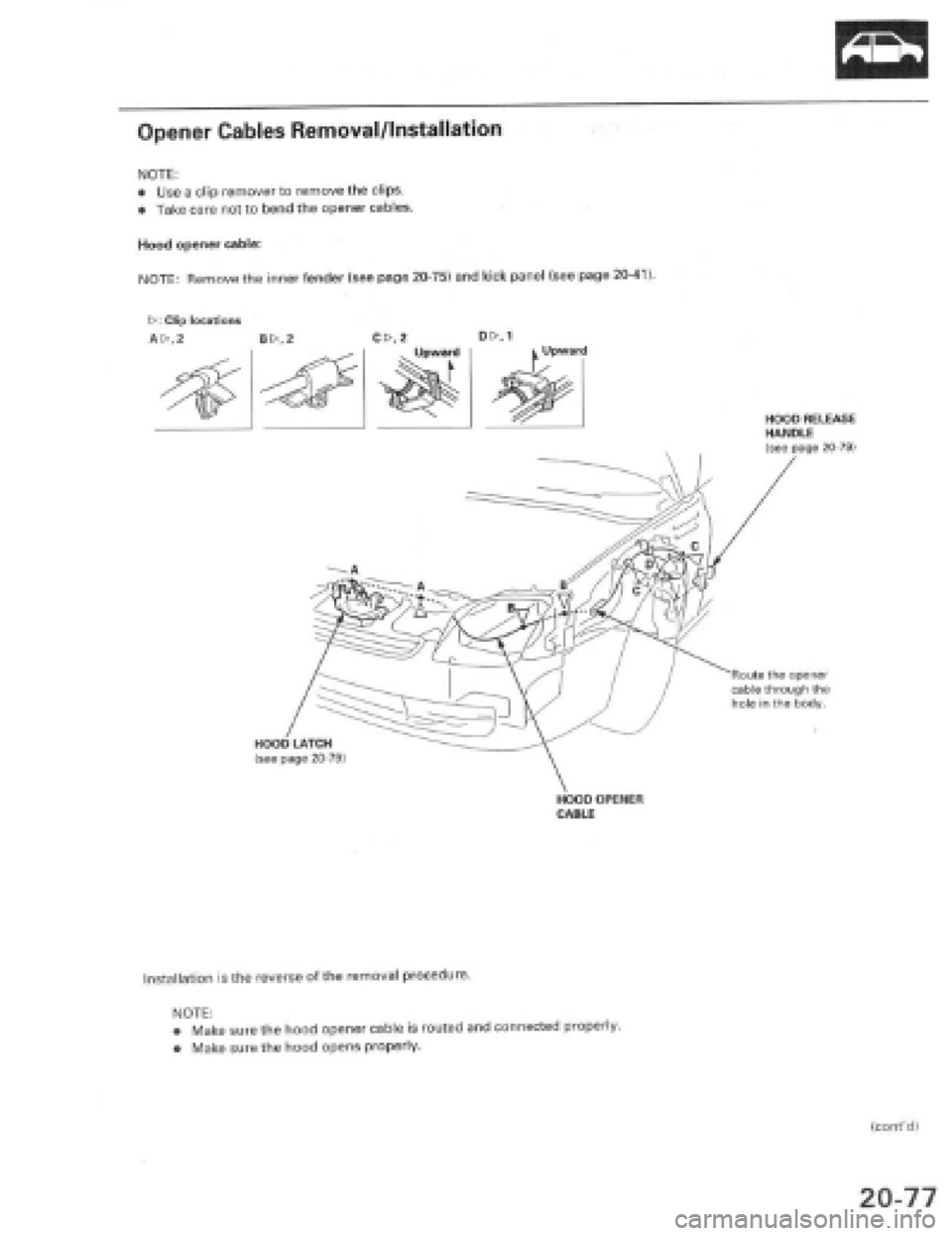 HONDA PRELUDE 1997  Service Repair Manual 