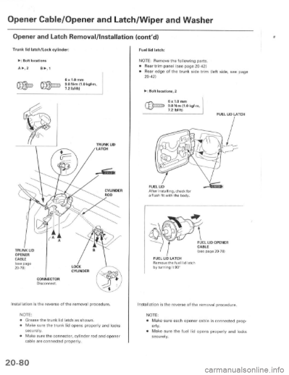 HONDA PRELUDE 1997  Service Repair Manual 