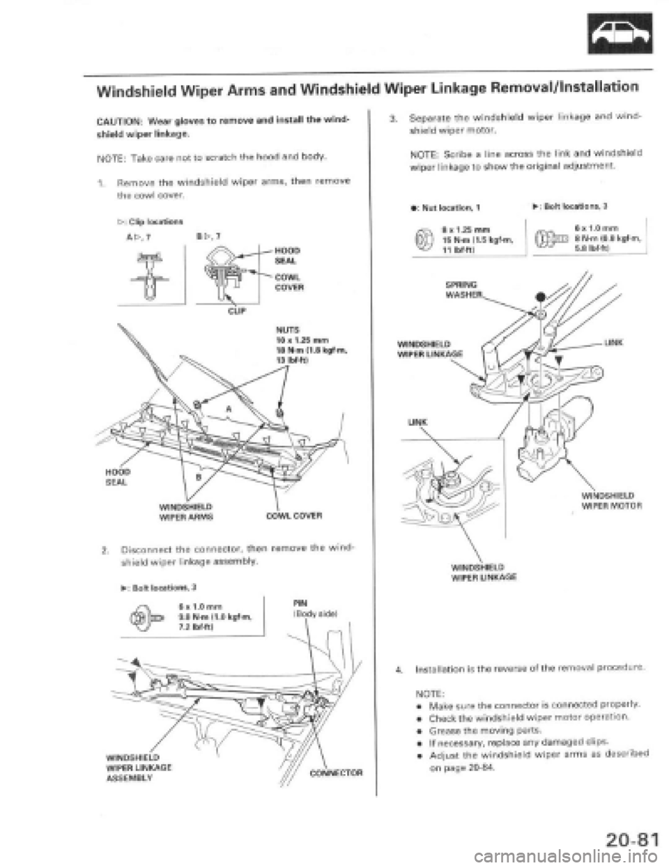 HONDA PRELUDE 1997  Service Repair Manual 